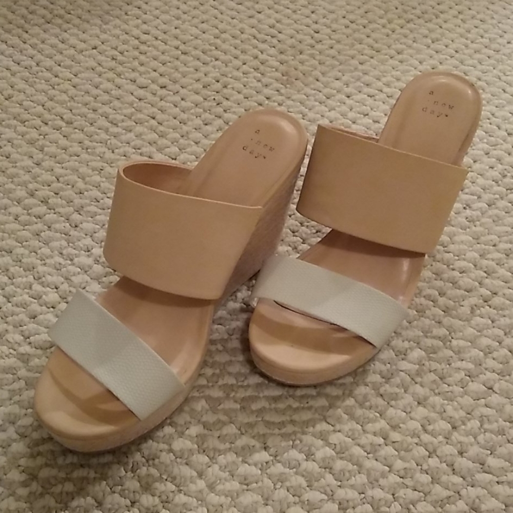 Nude an new day wedges